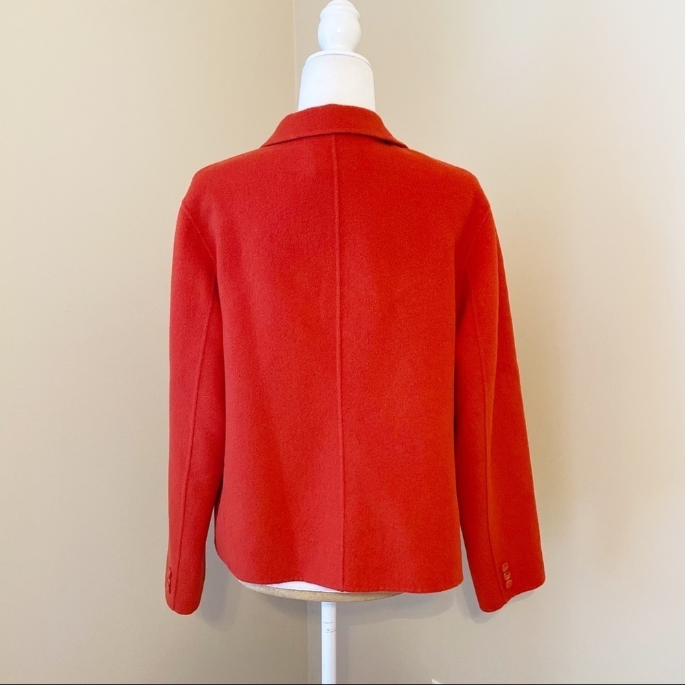 Pendleton Merino Wool Button Front Rust Blazer - … - image 3